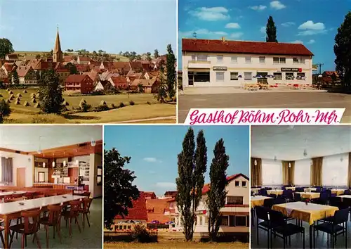 AK / Ansichtskarte 73908603 Rohr_Mittelfranken Panorama Gasthof Boehm Gastraeume