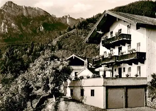 AK / Ansichtskarte  Rottau_Chiemgau Berghof Pension Adersberg