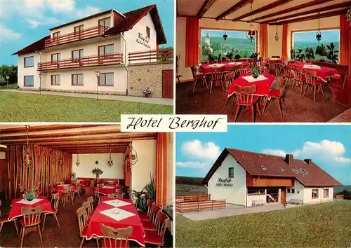 AK / Ansichtskarte  Salz_Westerwald Hotel Berghof Gastraeume