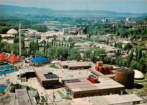 AK / Ansichtskarte  Lausanne_VD Exposition nationale suisse 1964 Vue aerienne