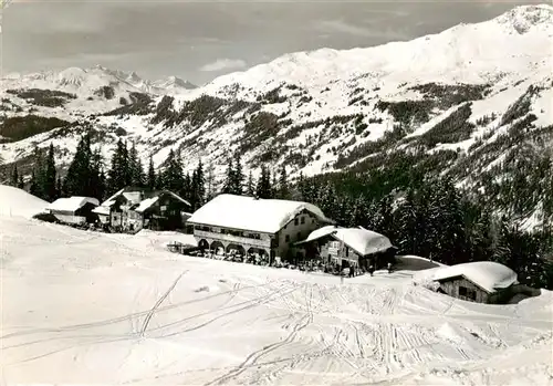 AK / Ansichtskarte  Klosters_GR Skihaeuser Schwendi