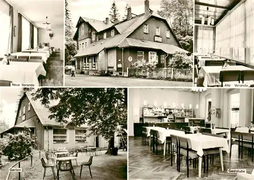 AK / Ansichtskarte  Waldidylle_Altenberg Gasthaus Neue Veranda Alte Veranda Garten Gaststube