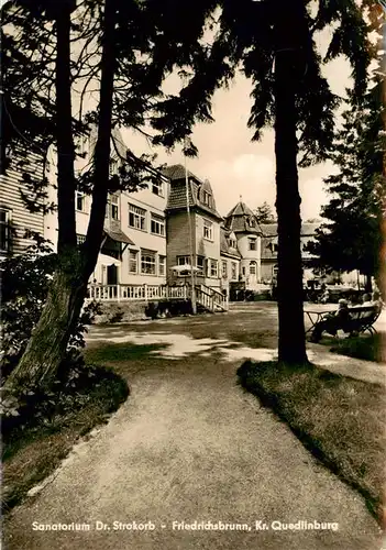 AK / Ansichtskarte  Friedrichsbrunn_Harz Sanatorium Dr Strokorb