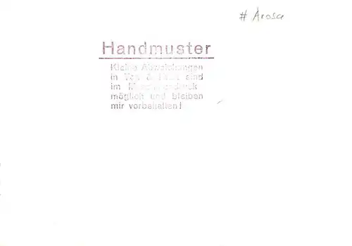 AK / Ansichtskarte  Arosa_GR Strassenpartie im Winter