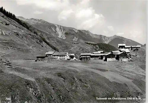 AK / Ansichtskarte  Tschamutt_GR Panorama am Oberalppass