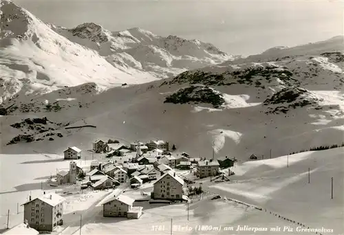 AK / Ansichtskarte  Bivio am Julierpass mit Piz Grevasalvas