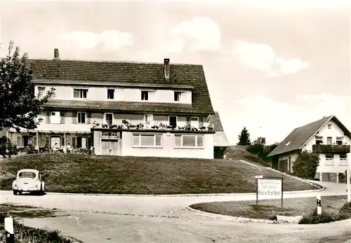 AK / Ansichtskarte 73908784 Glashuette_Wald_Sigmaringen Berggasthaus Pension Hoechsten