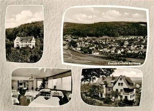 AK / Ansichtskarte  Endbach_Bad Kneipp Kurheim Haus Bornberg Panorama Gastraum