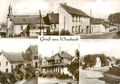 AK / Ansichtskarte  Wiesbach_Bayern Kirche Ortspartien