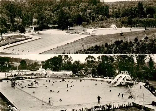 AK / Ansichtskarte  Wangen_Allgaeu Freibad Stefanshoehe