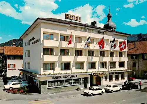 AK / Ansichtskarte  Ilanz_Glion_GR Hotel Oberalp