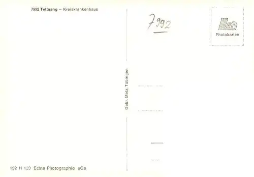 AK / Ansichtskarte  Tettnang Kreiskrankenhaus