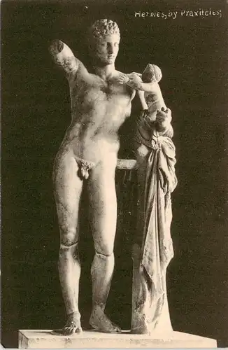AK / Ansichtskarte 73908908 Skulpturen Hermes by Praxiteies
