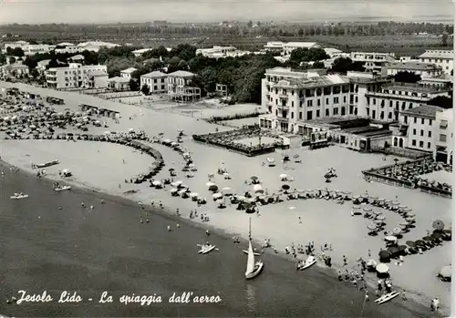 AK / Ansichtskarte  Jesolo_Lido_IT La spiaggia dall'aereo