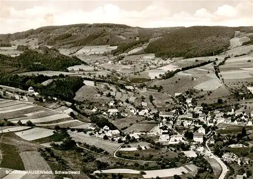 AK / Ansichtskarte 73908961 Schweighausen_Schuttertal_Schwarzwald Fliegeraufnahme