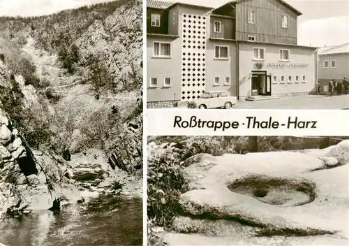 AK / Ansichtskarte  Thale_Harz Rosstrappe Schurre Berghotel Hufmal