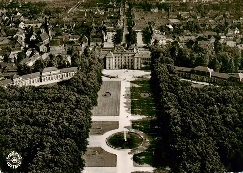 AK / Ansichtskarte  Schwetzingen Schloss Fliegeraufnahme