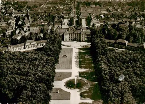 AK / Ansichtskarte  Schwetzingen Schloss Fliegeraufnahme