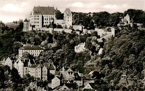 AK / Ansichtskarte  Landshut__Isar Burg Trausnitz Fliegeraufnahme