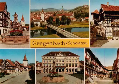 AK / Ansichtskarte 73909044 Gengenbach Brunnen Stadtpartien Schloss