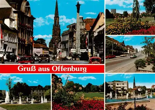 AK / Ansichtskarte  Offenburg Hauptstrasse Ree Anlagen und Buergerpark