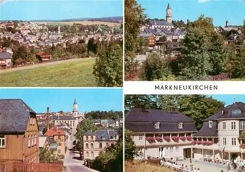 AK / Ansichtskarte  Markneukirchen Panorama Ortspartien