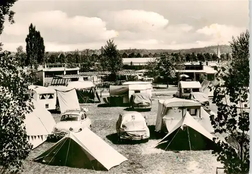 AK / Ansichtskarte  Bad_Cannstatt Campingplatz