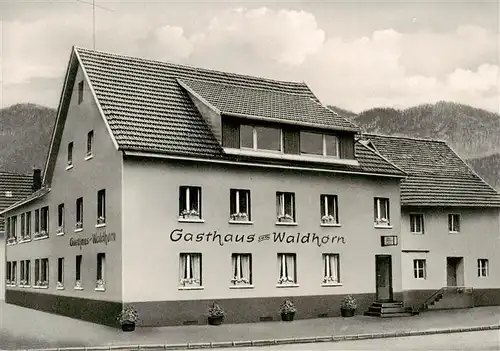 AK / Ansichtskarte 73909173 Oberwinden_Elztal Gasthaus zum Waldhorn