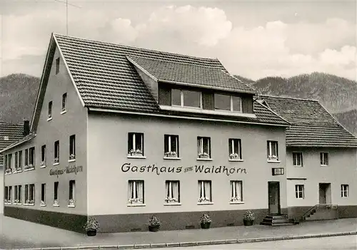 AK / Ansichtskarte  Oberwinden_Elztal Gasthaus zum Waldhorn