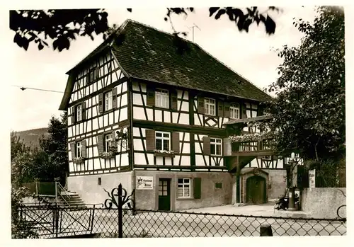 AK / Ansichtskarte 73909184 Durbach_Schwarzwald_Offenburg Gasthaus zum Ritter