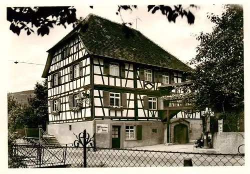 AK / Ansichtskarte  Durbach_Schwarzwald_Offenburg Gasthaus zum Ritter