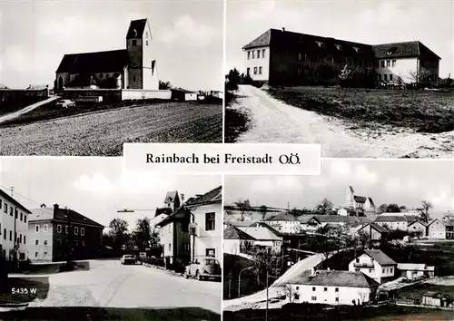 AK / Ansichtskarte  Rainbach_Innkreis_Oberoesterreich_AT Kirche Ortspartien