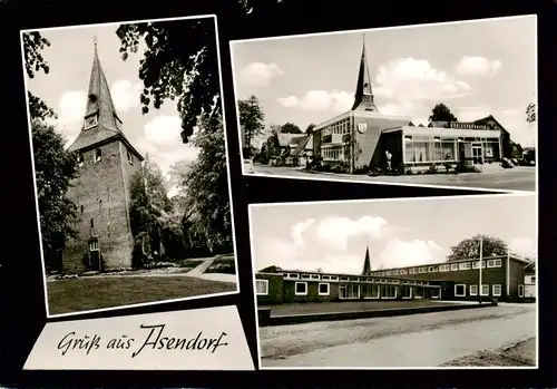 AK / Ansichtskarte 73909194 Asendorf_Bruchhausen-Vilsen Kirche Teilansichten