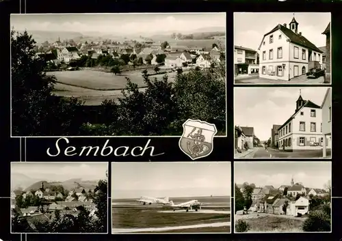 AK / Ansichtskarte 73909200 Sembach Panorama Ortspartien Flugplatz