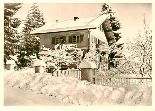 AK / Ansichtskarte  Lindenberg_Allgaeu Schwesternerholungsheim Nadenberg