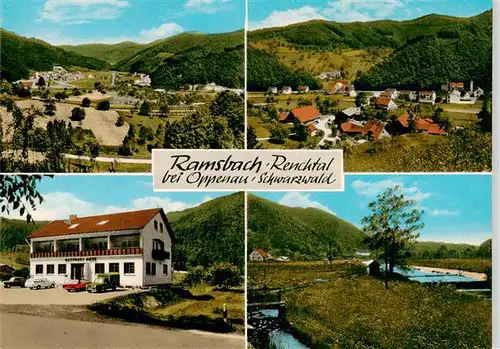 AK / Ansichtskarte  Ramsbach_Oppenau Panorama Gasthof Pension Rose