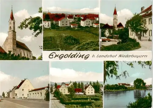 AK / Ansichtskarte 73909232 Ergolding Kirche Teilansichten Panorama