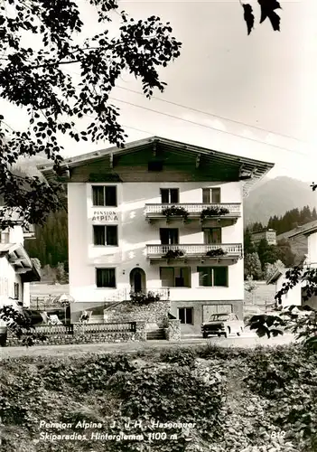 AK / Ansichtskarte  Hinterglemm_Saalbach Pension Alpina