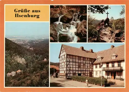 AK / Ansichtskarte  Ilsenburg_Harz Blick vom Ilsestein Ilsefaelle Ilsestein Huettenmuseum