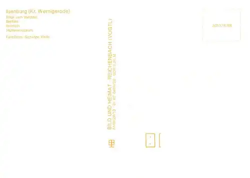AK / Ansichtskarte  Ilsenburg_Harz Blick vom Ilsestein Ilsefaelle Ilsestein Huettenmuseum