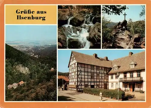 AK / Ansichtskarte 73909292 Ilsenburg_Harz Blick vom Ilsestein Ilsefaelle Ilsestein Huettenmuseum