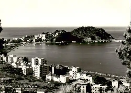 AK / Ansichtskarte  Sestri_Levante_Liguria_IT Panorama da ponente