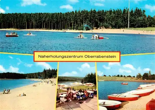 AK / Ansichtskarte  Karl-Marx-Stadt Naherholungszentrum Oberrabenstein See und Strandpartien Terrasse