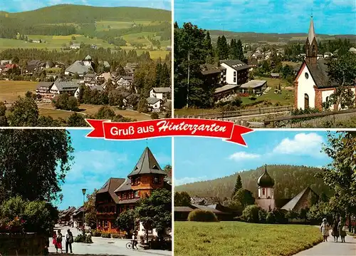 AK / Ansichtskarte 73909362 Hinterzarten Panorama Kapelle Ortspartie Kirche