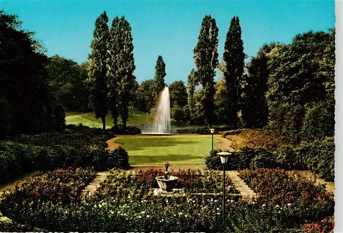 AK / Ansichtskarte  Bochum Rosengarten Fontaene