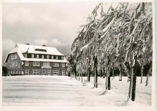 AK / Ansichtskarte  Moldau_Erzgebirge_Sudetengau_CZ Gloeckner-Baude im Winter