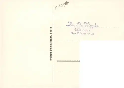 AK / Ansichtskarte  Giessen__Lahn Alter Kirchturm Kuenstlerkarte