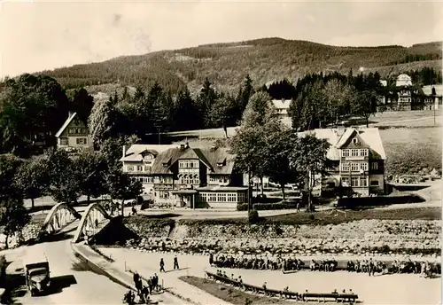 AK / Ansichtskarte  Spindleruv_Mlyn_Spindelmuehle_Riesengebirge_CZ Hotely Hubertus a Hvezda