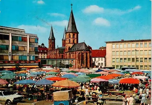 AK / Ansichtskarte  Kaiserslautern Marktplatz