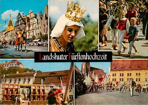 AK / Ansichtskarte 73909547 Landshut__Isar Fuerstenhochzeit Teilansichten